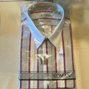 Mens Dress Shirt M  15-15.5